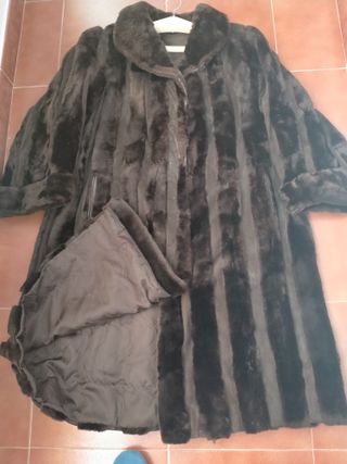 Abrigo de piel