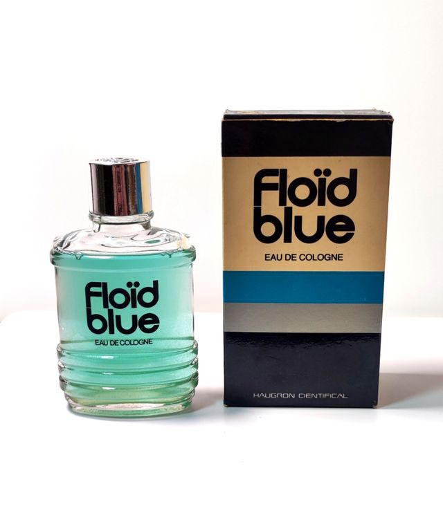 Flacone blu Floid 100 ml. Anni '70
