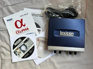 Interfaz de audio tarjeta de sonido lexicon alpha