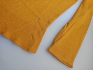 Jersey fino mujer mostaza