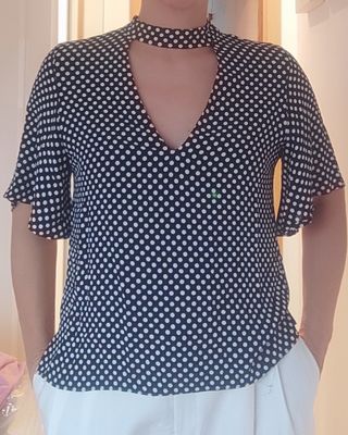 Blusa de lunares