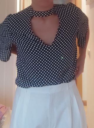 Blusa de lunares