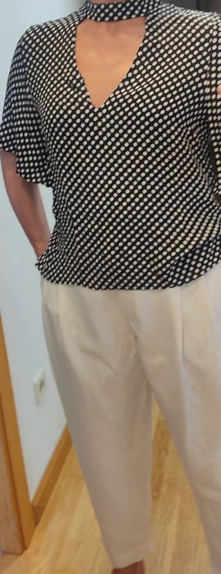 Blusa de lunares