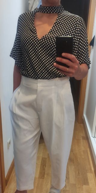 Blusa de lunares