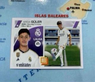 Arda Guler Último fichaje 19 cromo liga este 23-24