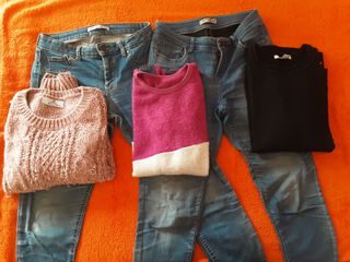 2 pantalones talla 38+ 2 jerseys