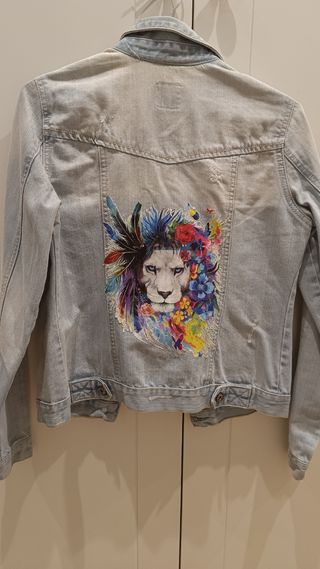 Chaqueta vaquera león 