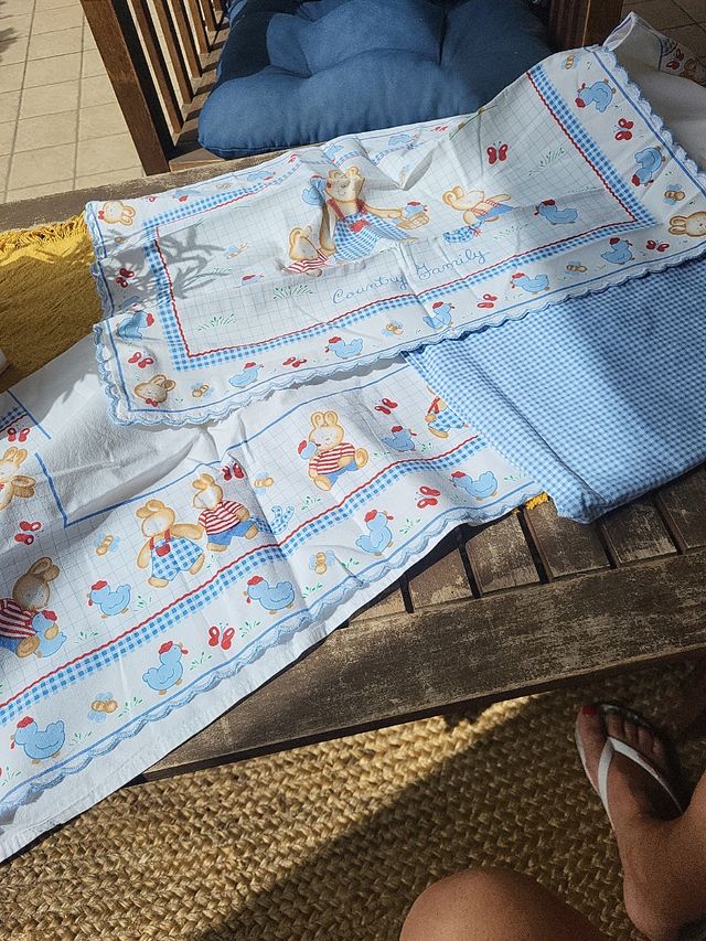 Completo per lettino con sponde