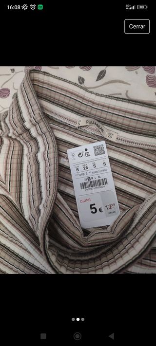 Falda pull&bear rallas