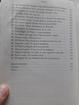 La biografía "Steve Jobs" de Walter Isaacson