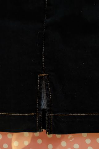 Falda vaquera mujer. Benetton. Talla46