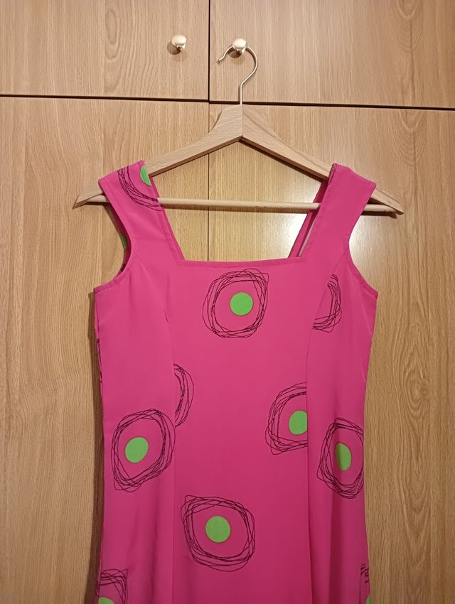 Vestido flamenco rosa