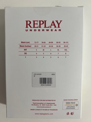 Pack 2 boxer Replay talla M