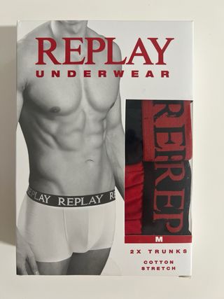 Pack 2 boxer Replay talla M