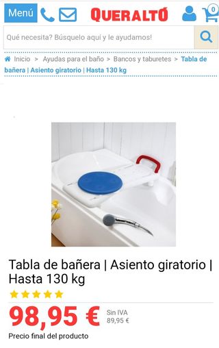 Tabla para baño