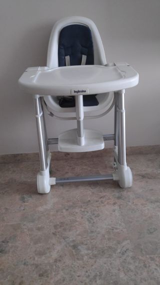 Seggiolone Inglesina Zuma bianco e grigio