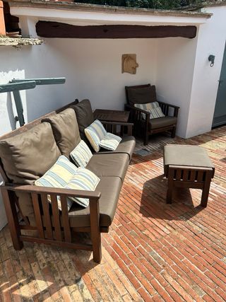 Conjunto de sofás de teka