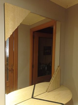 Entrada marmol con espejo COMO NUEVA