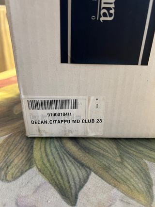 Decanter caraffa livellara