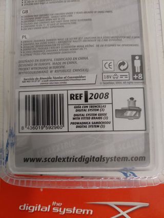 Scalextric digital SYSTEM guías v1