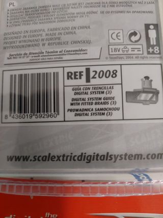 Scalextric digital SYSTEM guías v1