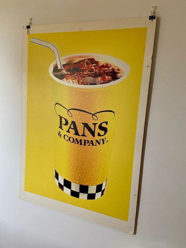 Poster reversible Pans And Company años 2000