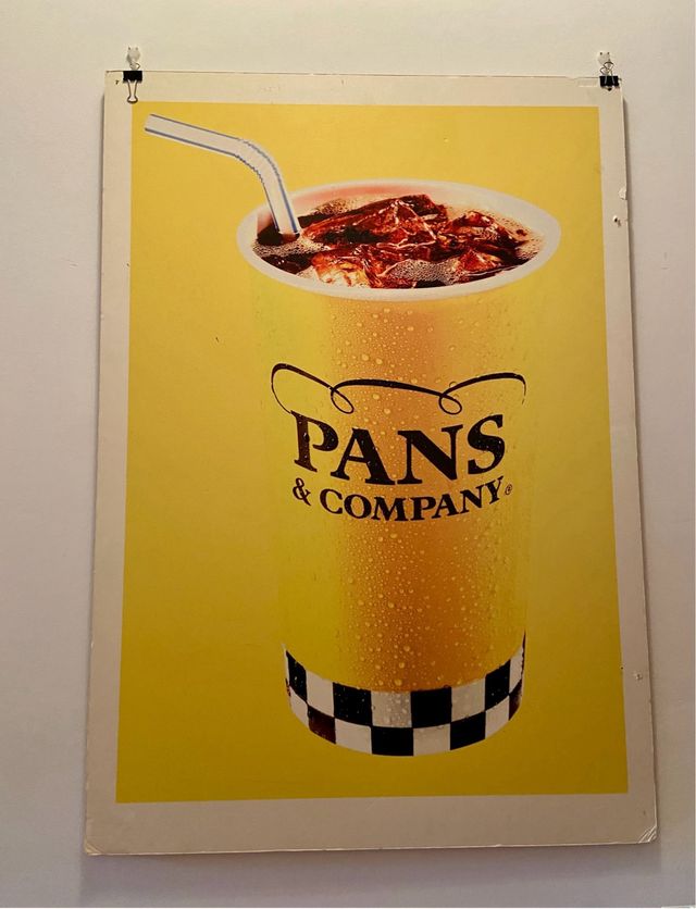 Poster reversible Pans And Company años 2000