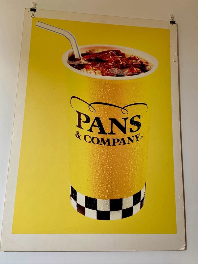 Poster reversible Pans And Company años 2000