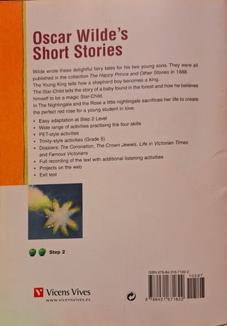 Libro Óscar Wilde Short Histories + CD