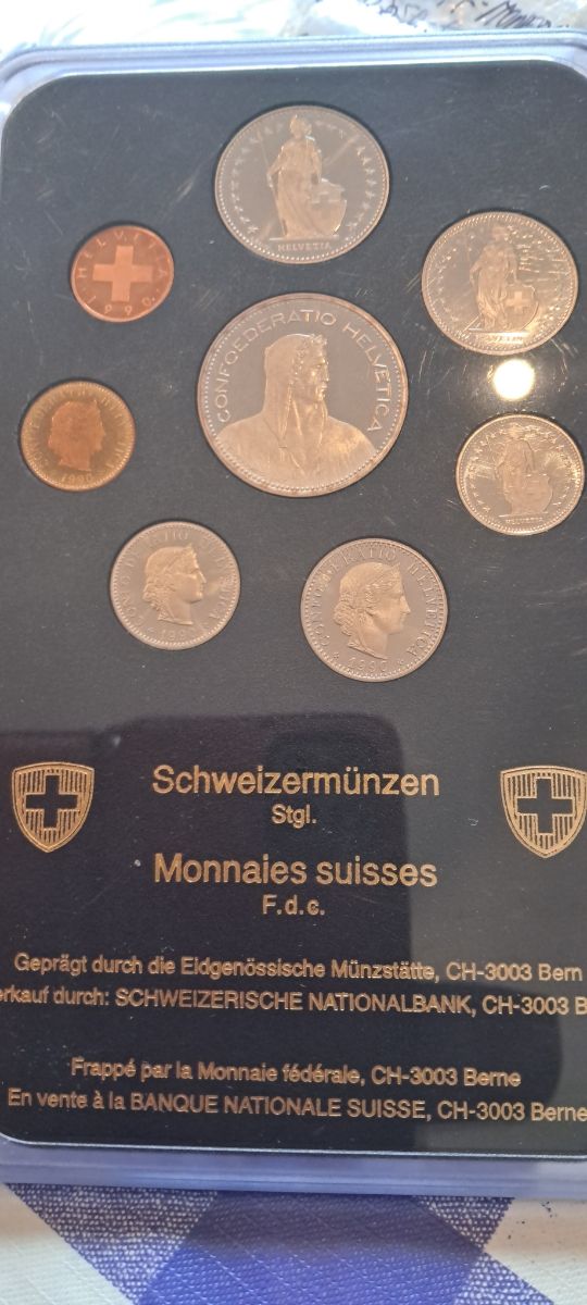 Monedas suiza.