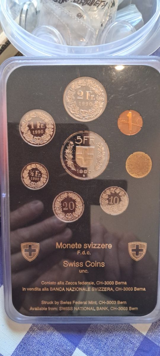 Monedas suiza.