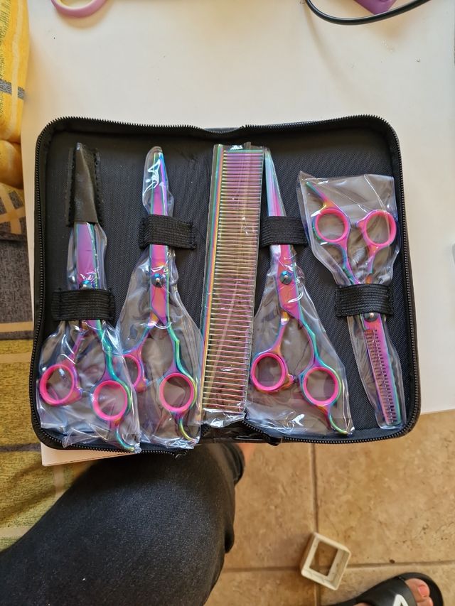 Tijeras de aseo para mascotas