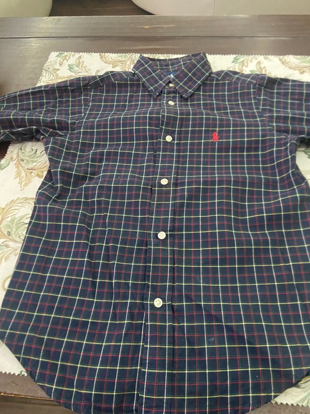 Camisa de cuadros  ralph lauren 6 años . 10€