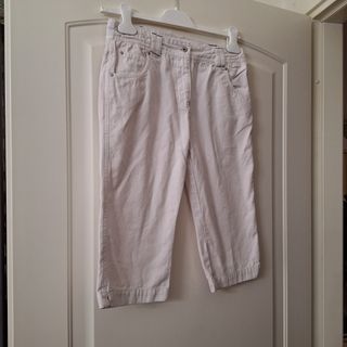 Bermuda di jeans bianche bambina