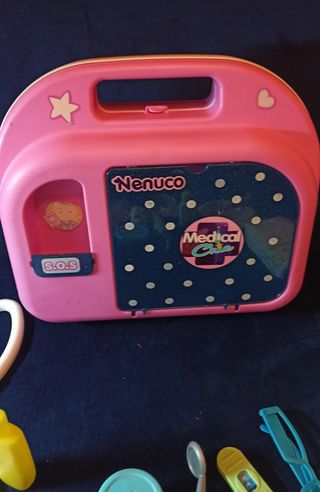 Lote de muñeco nenuco con maletin y complementos