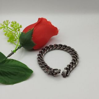 Brazalete de acero titanio negro