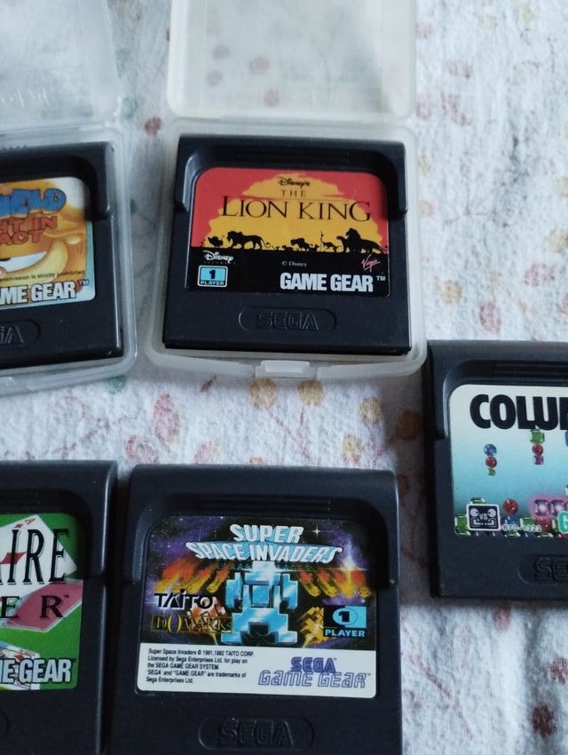 Lote de juegos Game Gear