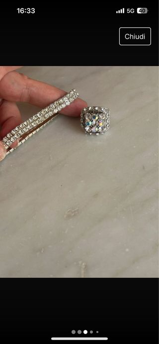 Set anello e bracciale