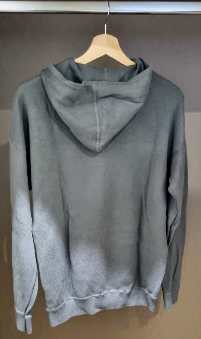 Sudadera verde con capucha Massimo Dutti