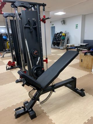 Banco fitness regulable profesional negro nuevo  