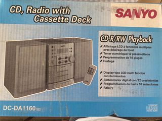 Cd, radio, cassette Sanyo