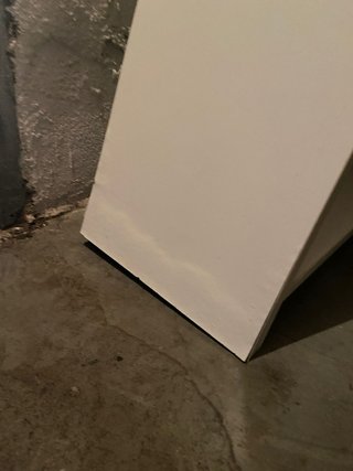 Mesa tablero escritorio blanca y cristal