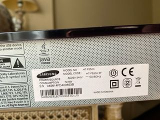 Samsung HT-F5500 blue ray 3D