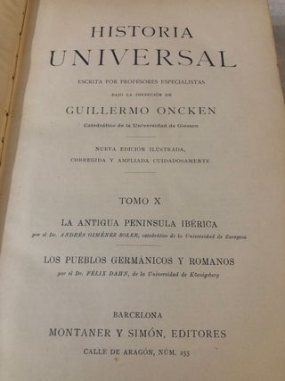 Historia Universal por G. Oncken
