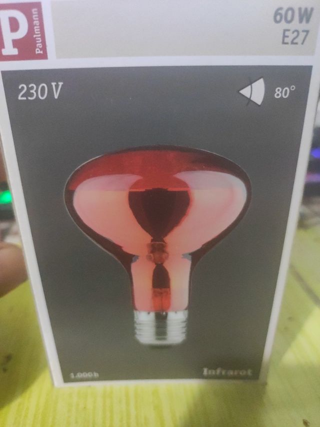 Lampada infrarossi Paulmann 60kWh/1000h