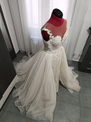 Vestido de novia desechable 2 piesas