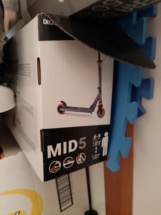 Patinete Scooter Niños Oxelo Mid5 Azul
