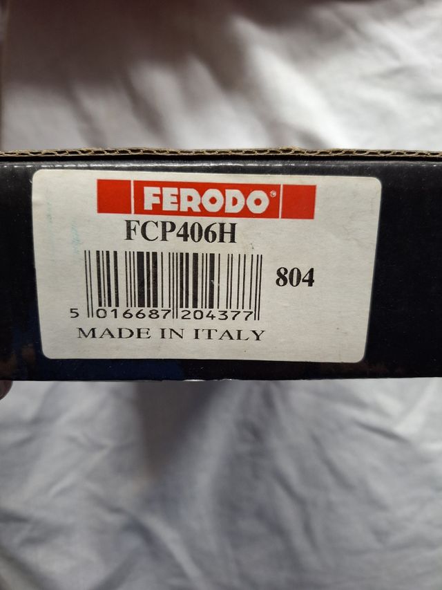 Pastilhas de travão Ferodo racing ds 2500 FCP406H