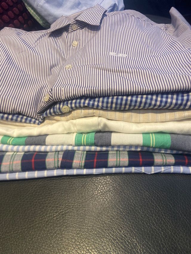 lote de 8 camisas talla 8  manga larga talla8