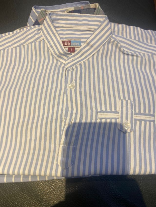 lote de 8 camisas talla 8  manga larga talla8